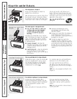 Preview for 8 page of GE WCVH4815K Owner'S Manual & Installation Instructions