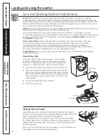 Preview for 10 page of GE WCVH4815K Owner'S Manual & Installation Instructions