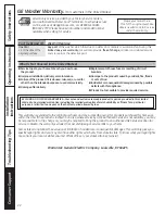 Preview for 22 page of GE WCVH4815K Owner'S Manual & Installation Instructions