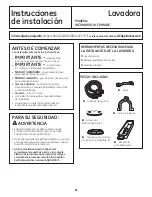 Preview for 61 page of GE WCVH4815K Owner'S Manual & Installation Instructions