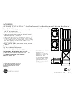 Preview for 2 page of GE WCVH6800JBB Datasheet