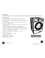 Preview for 3 page of GE WCVH6800JBB Datasheet