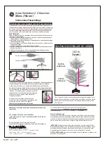 Preview for 2 page of GE Winterberry StayBright 23051 Assembly Instructions