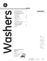 GE WLSR2200J3WW Owner'S Manual preview