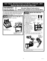 Preview for 2 page of GE WR30X10093 Installation Instructions Manual