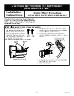 Preview for 6 page of GE WR30X10093 Installation Instructions Manual