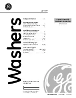 GE WSKS3040 Owner'S Manual & Installation Instructions preview