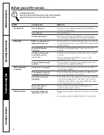 Preview for 10 page of GE WVSR1060 Owner'S Manual