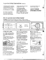 Preview for 4 page of GE WWA7304V Use And Care Manual