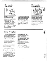 Preview for 8 page of GE WWA8307L Use And Care Manual