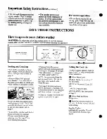 Preview for 4 page of GE WWA8324G Use And Care Manual