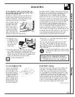 Preview for 23 page of GE XL44 Series Use And Care & Installation Manual