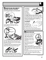 Preview for 45 page of GE XL44 Series Use And Care & Installation Manual