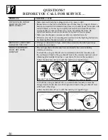 Preview for 50 page of GE XL44 Series Use And Care & Installation Manual