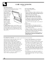 Preview for 26 page of GE XL44TM Use And Care & Installation Manual