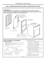 Preview for 18 page of GE Zoneline 8500 series Owner'S Manual