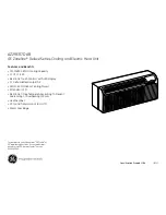 Preview for 2 page of GE Zoneline AZ29E07DAB Dimensions And Installation Information