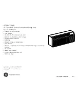 Preview for 2 page of GE Zoneline AZ39H12DAB Dimensions And Installation Information