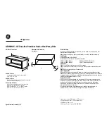 GE Zoneline AZ55H12EAB Specifications preview