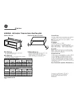 GE Zoneline AZ58H12DAC Dimension Manual preview