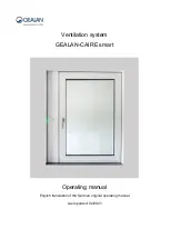 Preview for 1 page of GEALAN CAIRE smart Operating Manual