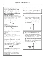 Preview for 31 page of GEAppliances Appliances 20 Owner'S Manual & Installation Instructions