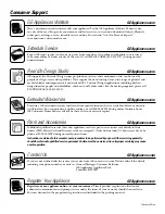 Preview for 20 page of GEAppliances ASH08 Owner'S Manual And Installation Instructions