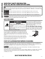 Preview for 2 page of GEAppliances Cafe CS980STSS Owner'S Manual