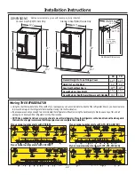 Preview for 22 page of GEAppliances GE SERIES Owner'S Manual And Installation Instructions