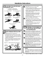 Preview for 30 page of GEAppliances GE SERIES Owner'S Manual And Installation Instructions