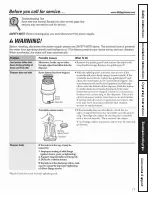 Preview for 11 page of GEAppliances GFB760V Owner'S Manual & Installation Instructions