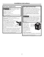 Preview for 22 page of GEAppliances GFW480 Owner'S Manual & Installation Instructions