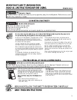 Preview for 3 page of GEAppliances GPE12 Owner'S Manual And Installation Instructions