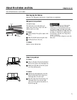 Preview for 5 page of GEAppliances GTE21 Owner'S Manual And Installation Instructions