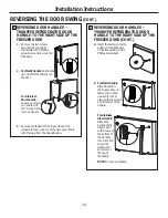 Preview for 20 page of GEAppliances GTE21 Owner'S Manual And Installation Instructions