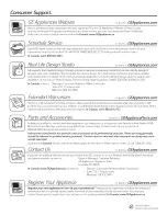 Preview for 96 page of GEAppliances GTH27 Owner'S Manual And Installation Instructions