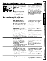 Preview for 11 page of GEAppliances GTS22KBP Owner'S Manual & Installation Manual