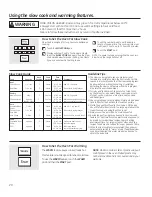 Preview for 20 page of GEAppliances Jb705stss Owner'S Manual