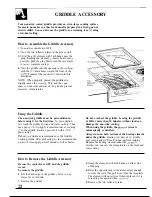 Preview for 22 page of GEAppliances JSP68 Use And Care & Installation Manual