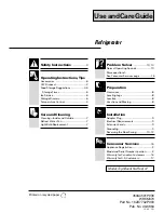 Preview for 1 page of GEAppliances UseandCareGuide Use And Care Manual