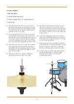 Preview for 8 page of Gear4music FUSION DRUM KIT Setup Manual