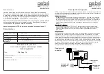 Preview for 5 page of Geba Tronic TCS-Cody-T4 Instructions For Assembly And Use