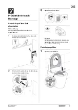Preview for 3 page of Geberit aquaclean sela Commissioning Instructions
