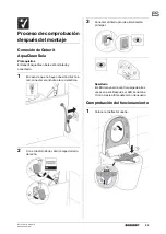 Preview for 23 page of Geberit aquaclean sela Commissioning Instructions
