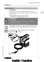 Preview for 47 page of Geberit ESG 40/200 Operating Instructions Manual