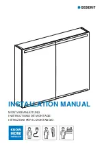 Geberit Option 500207001 Installation Manual preview