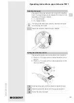 Preview for 17 page of Geberit RE 1 Operating Instructions Manual