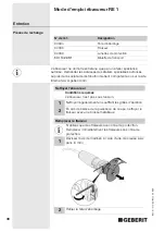 Preview for 30 page of Geberit RE 1 Operating Instructions Manual