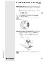 Preview for 37 page of Geberit RE 1 Operating Instructions Manual