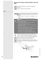 Preview for 38 page of Geberit RE 1 Operating Instructions Manual